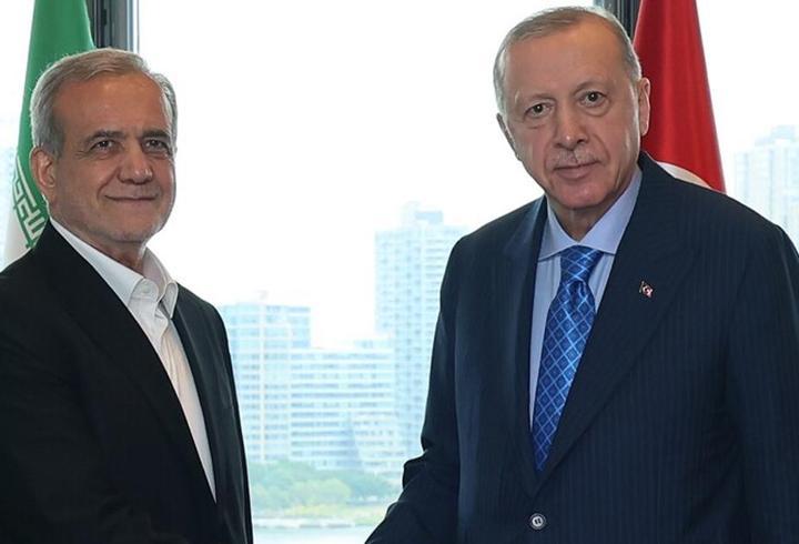Cumhurbaşkanı Erdoğan, İran Cumhurbaşkanı Pezeşkiyan ile telefonda görüştü