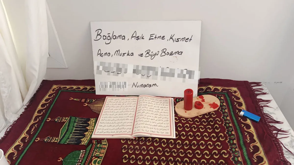 Adana'da dev operasyon: Sahte hocaya suçüstü! Aşık etme, kısmet açma, büyü bozma