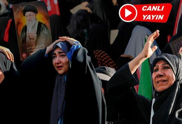 İran'da milyonlar sokakta! Hamaney'e veda töreni: Tahran'da intikam yemini