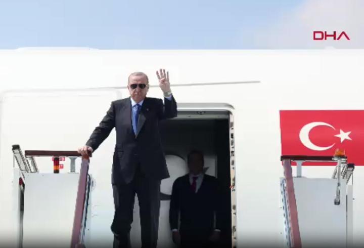 Cumhurbaşkanı Erdoğan Katar'a gitti