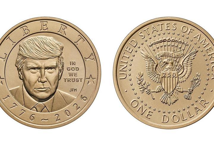ABD'de 250. yıla Trump damgası! Portresi altın paraya basılıyor