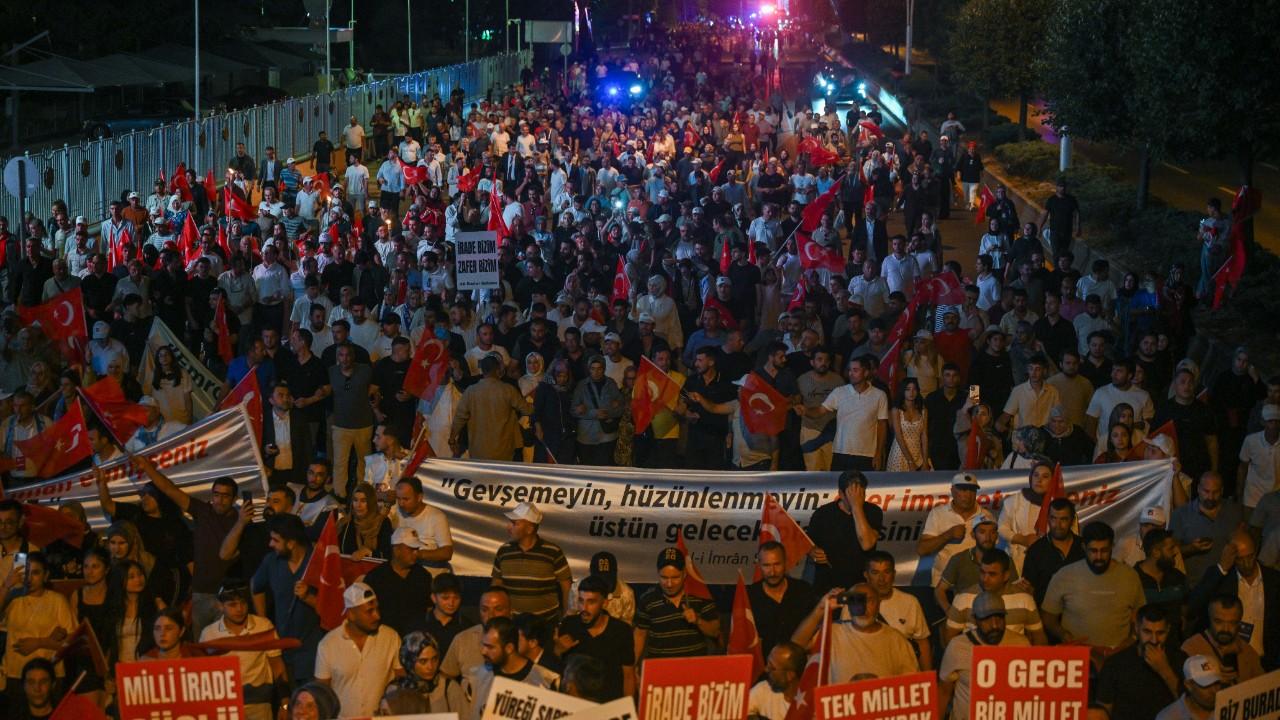 Ankara'da 15 Temmuz dolayısıyla kortej düzenlendi