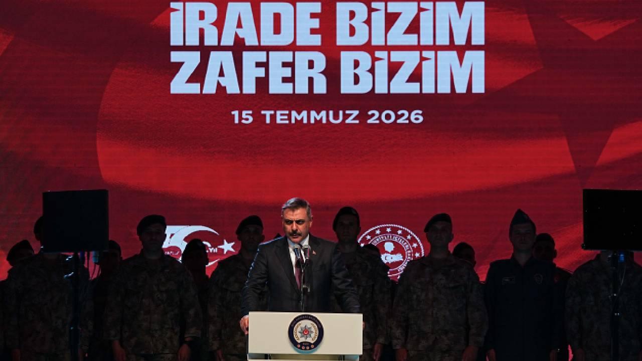 İçişleri Bakanı Çiftçi, Gölbaşı Özel Harekat Başkanlığı'ndaki 15 Temmuz programında konuştu
