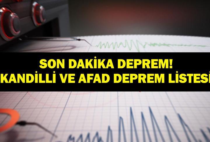 DEPREM SON DAKİKA 16 TEMMUZ! Bugün deprem mi oldu, nerede, kaç şiddetinde? 16 Temmuz 2026 AFAD ve Kandilli Rasathanesi son depremler listesi