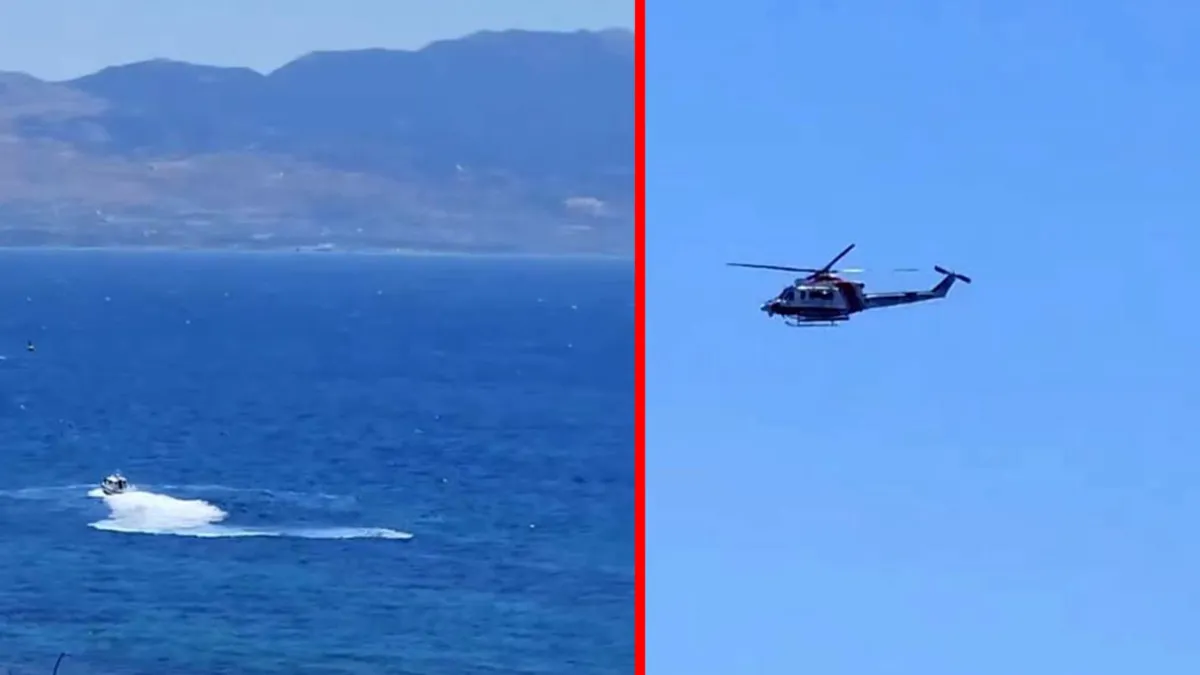 Bodrum'da jet ski alabora oldu! Bir çocuk öldü kayıp baba ve diğer kızı aranıyor