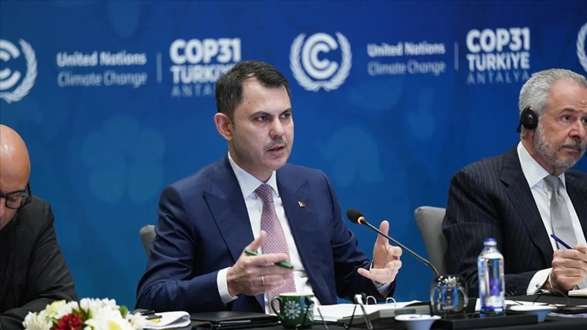 COP31 öncesi D-8 ülkelerinden İstanbul'da kritik buluşma! Bakan Kurum 2035 iklim hedeflerini açıkladı