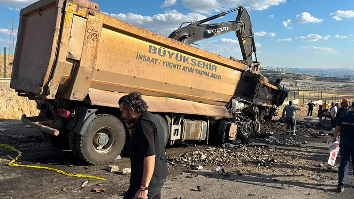 Ankara'da katliam gibi kaza! ABB'ye ait kamyonun freni boşaldı: 2 işçi hayatını kaybetti