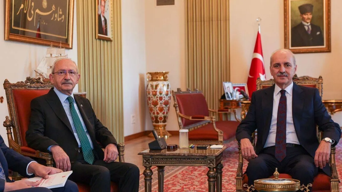 TBMM Başkanı Kurtulmuş, CHP Genel Başkanı Kılıçdaroğlu ile görüşecek