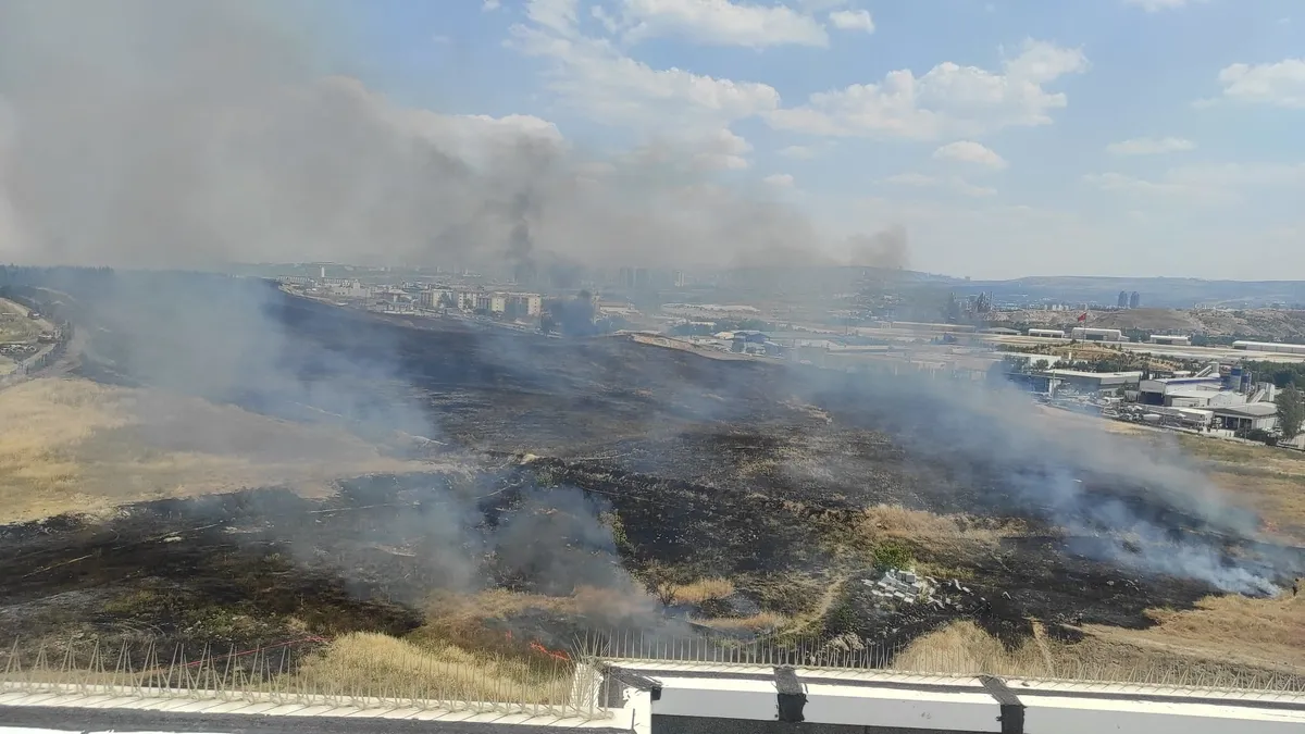Ankara'daki yangının çıkış nedeni belli oldu! Çakmakla ateşe verip böyle kaçtı
