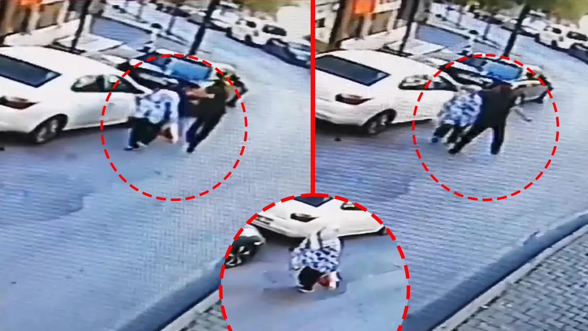 Şişli’de dehşete düşüren anlar! Sokakta yürürken saldırgan arkasından yaklaşıp yumruk attı: 'Vurunca gözüm kararıp...'