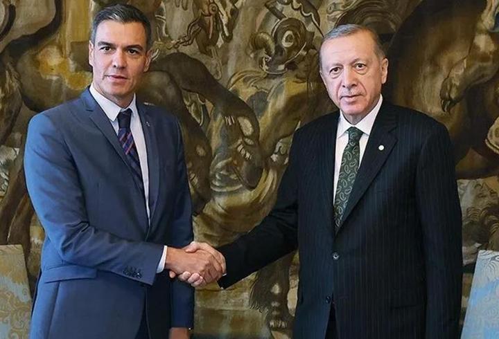 Erdoğan'dan Sánchez'e tebrik telefonu: "Gazze'nin İspanya sevinci çok değerli"