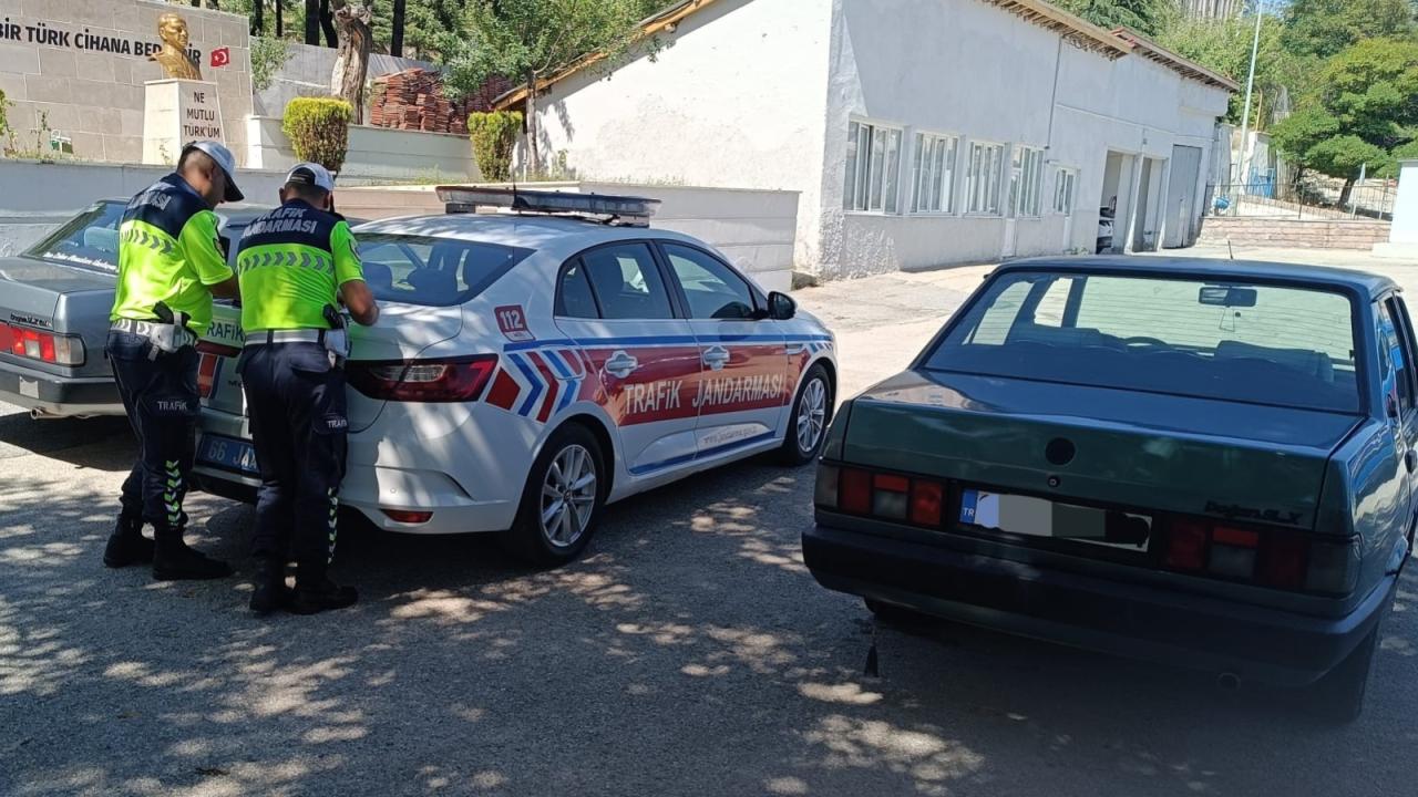 Yozgat'ta drift atan 2 sürücüye 560 bin lira ceza