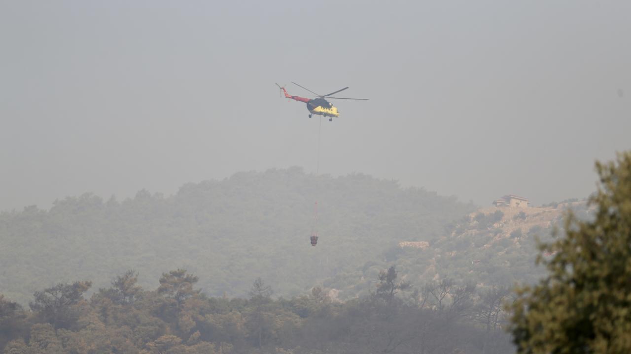 Fethiye'deki orman yangını kontrol altında