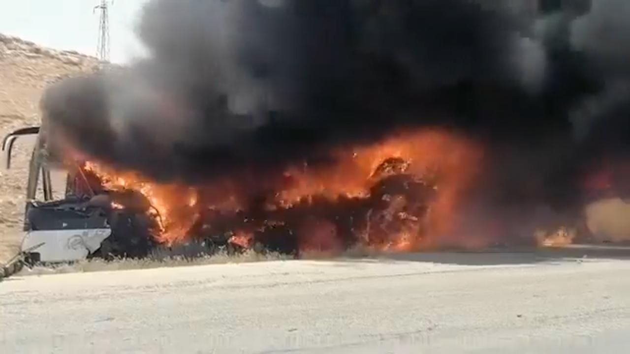 Suriyede otobüs kazasında 35 kişi öldü, 30 kişi yaralandı
