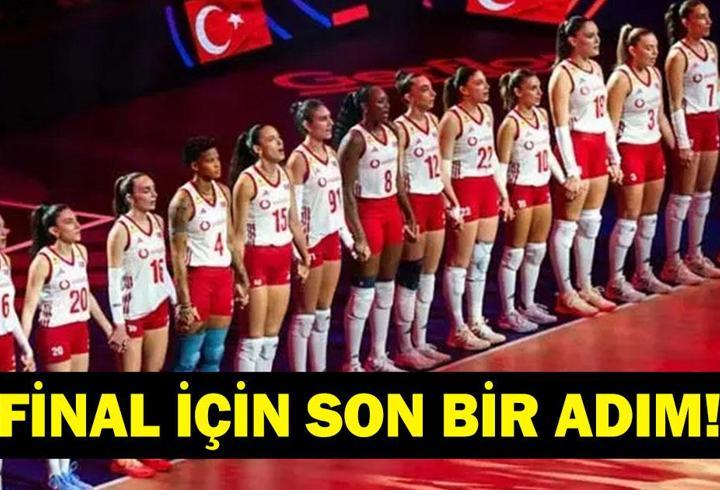 TÜRKİYE BREZİLYA VOLEYBOL MAÇI CANLI İZLE: Filenin Sultanları VNL Finali Türkiye Brezilya Maçı TRT 1 Canlı Yayınında! Kupaya Son Bir Adım!