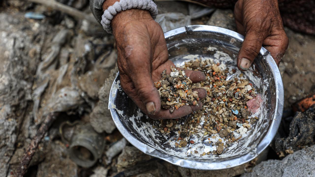 Gazze'de Filistinlilerin açlıkla imtihanı sürüyor