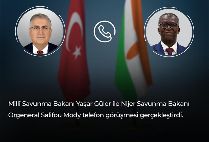 Bakan Güler, Nijerli mevkidaşı Mody ile görüştü