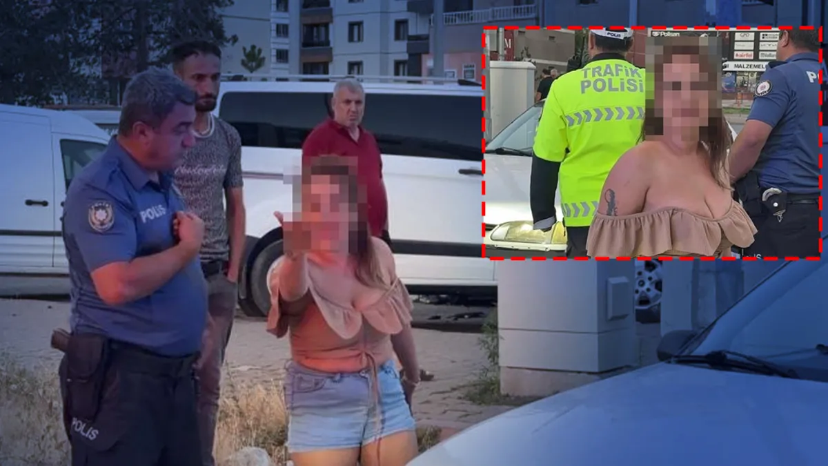 Kayseri'de alkollü kadın sürücü polis ekiplerine zor anlar yaşattı: Ehliyeti iptal edildi!