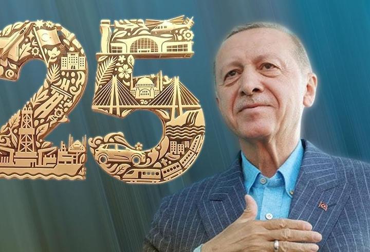 AK Parti'den 25. yıla özel logo: Erdoğan çeyrek asır mesajı verecek