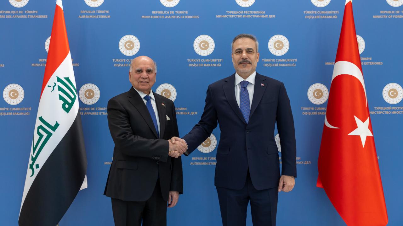 Dışişleri Bakanı Fidan, Iraklı mevkidaşı Hüseyin ile görüştü