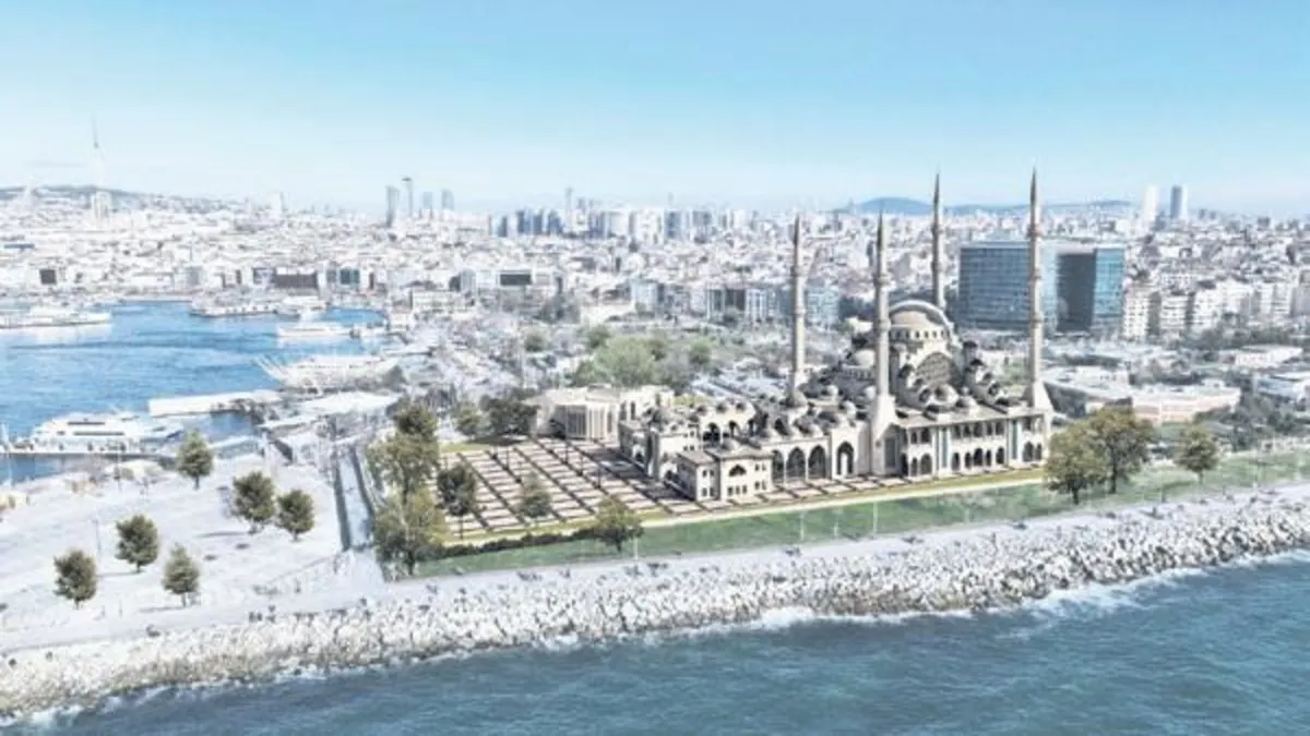 Kadıköy'de cami inşaatı başladı