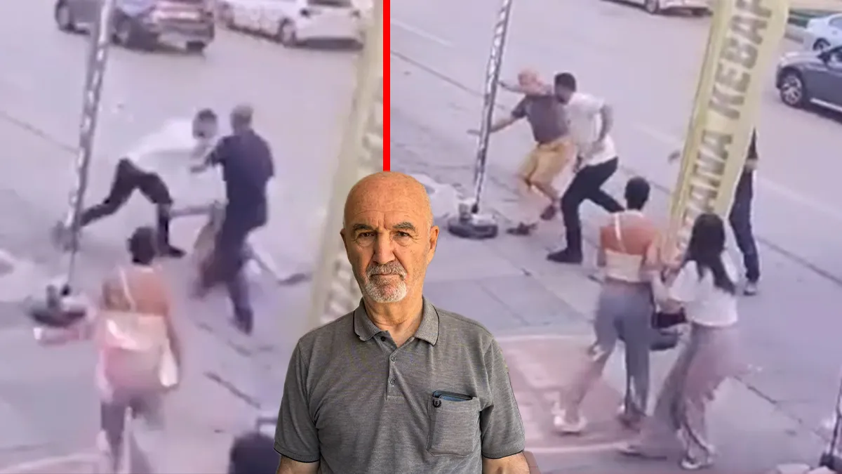 Ankara’da infial yaratan görüntüler! 2 kız çocuğunu korumak isterken kabusu yaşadı: Yaşlı adam öldüresiye darp edildi!