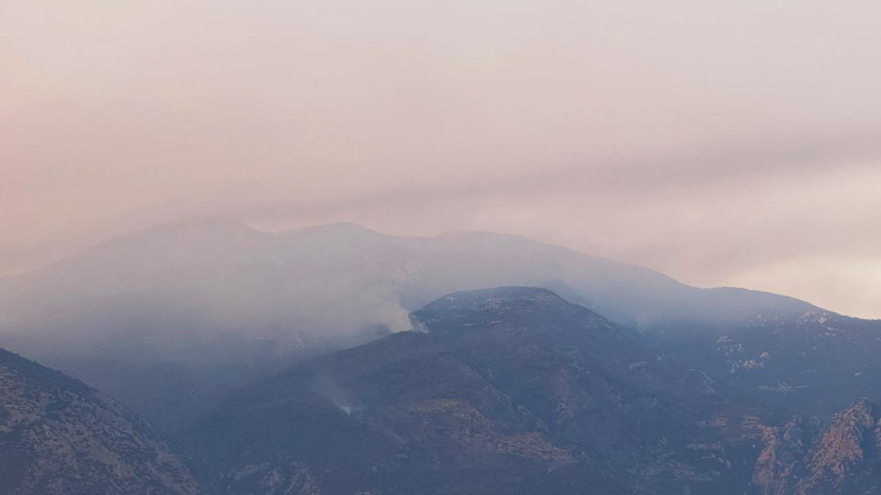 Kaş'ta çıkan orman yangını söndürüldü