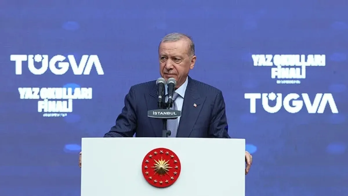 SON DAKİKA I Başkan Erdoğan, TÜGVA Yaz Okulları Finali'nde konuşuyor
