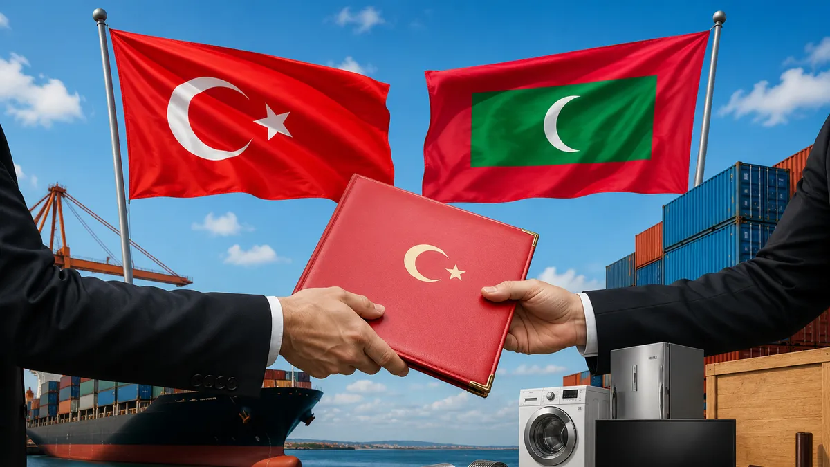 404 üründe gümrük avantajı başladı! Türkiye ile Maldivler arasında yeni ticaret dönemi başladı