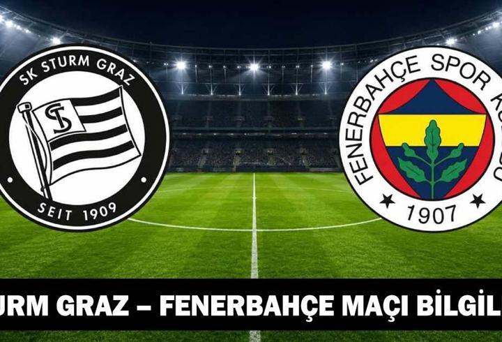 STURM GRAZ - FENERBAHÇE MAÇI HANGİ KANALDA? Fenerbahçe maçı saat kaçta, şifreli mi, şifresiz mi? Sturm Graz Fenerbahçe maç kadrosu: FB Şampiyonlar Ligi 3. eleme turu rövanşında!
