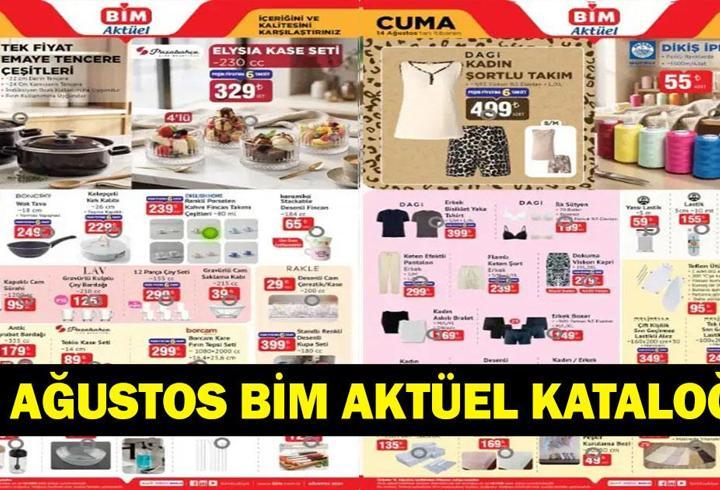 BİM 14 AĞUSTOS AKTÜEL KATALOĞU: Bu Hafta BİM'de Neler Var, Hangi Ürünler İndirimde? İşte 14 Ağustos Cuma BİM Aktüel Ürünler Kataloğu