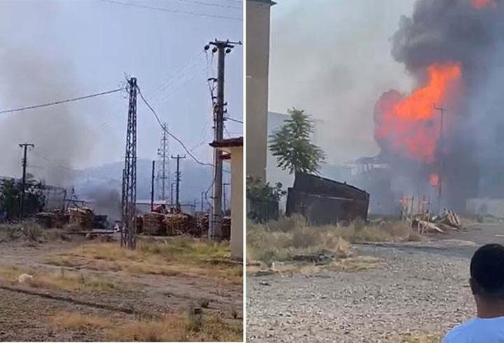 Manisa'da dolum tesisinde patlama