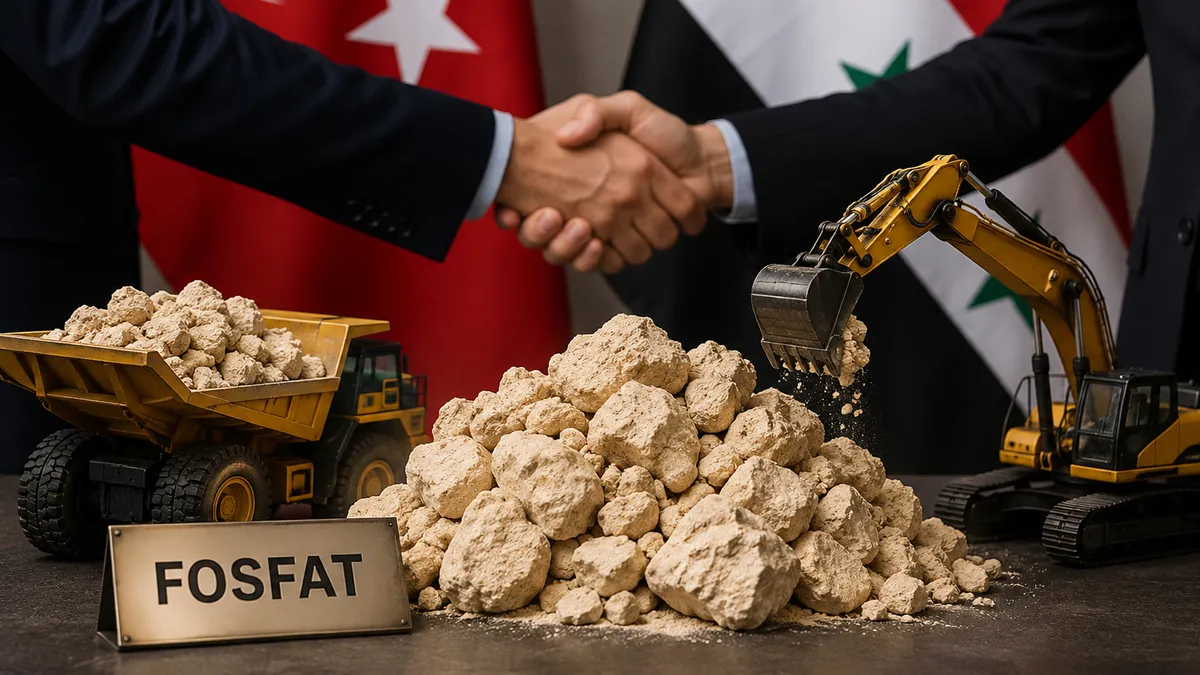 Türkiye ve Suriye'den yeni ortaklık! Stratejik madende anlaşma sağlandı