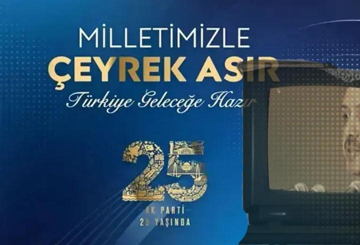 AK Parti'nin 25. yılına özel video yayımlandı
