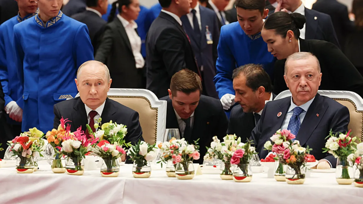 SON DAKİKA... Bişkek'te Erdoğan-Putin Zirvesi! Başkan Erdoğan: Rusya ile enerji birlikteliğimiz var