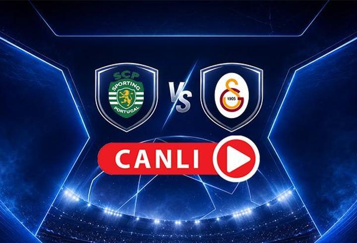 Sporting - Galatasaray Maçı Canlı Anlatım | Aslan, Devler Ligi sahnesinde