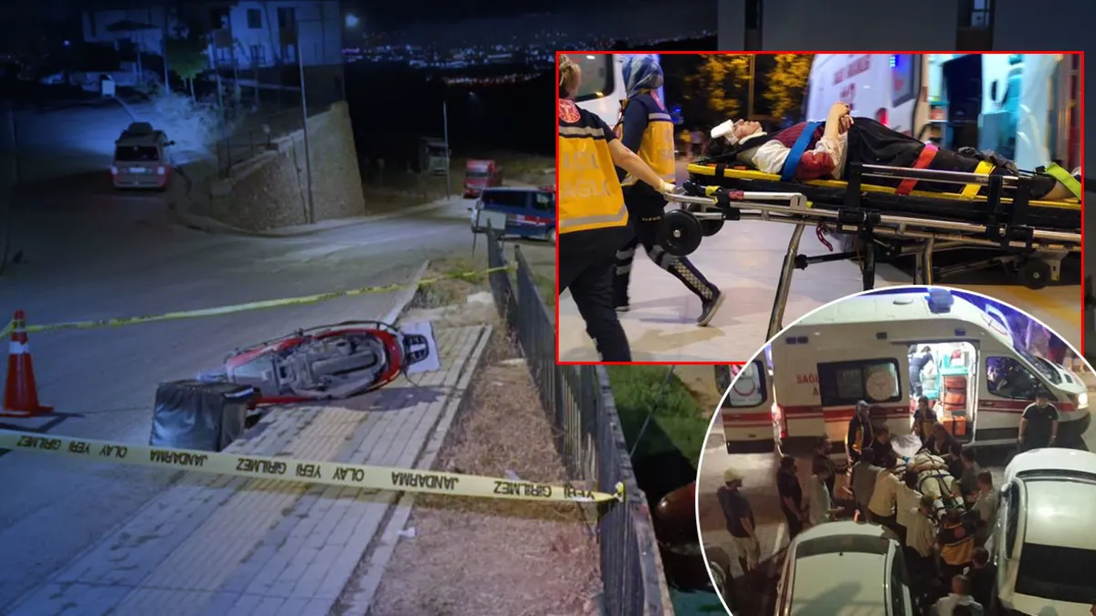 Bursa’da yürek yakan motosiklet kazası! Genç çift ağır yaralandı anne karnındaki bebek hayatını kaybetti