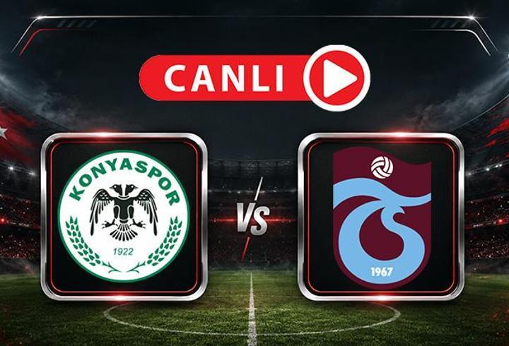 Konyaspor - Trabzonspor Maçı Canlı Anlatım | Fırtına, deplasmanda