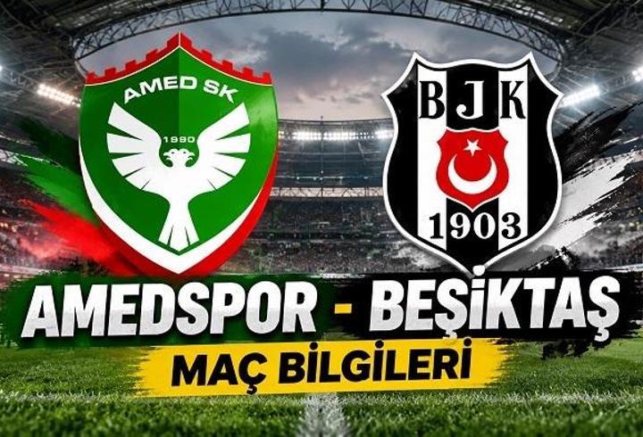 Amedspor -Beşiktaş maçı ne zaman, saat kaçta, hangi kanalda? Beşiktaş Amedspor maçı şifreli mi, şifresiz mi?