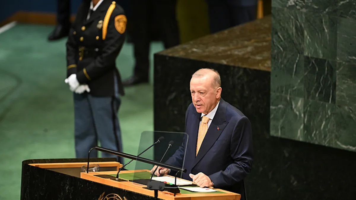 SON DAKİKA I Başkan Erdoğan'dan BM Genel Kurulu'nda tarihi konuşma: Özgür Filistin'in sesi olacağız