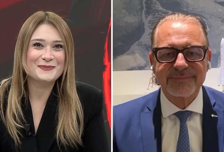 Avrupa Uzay Ajansı Başkanı CNN TÜRK'te: "Türkiye'nin ay misyonu hedefi çok etkileyici"