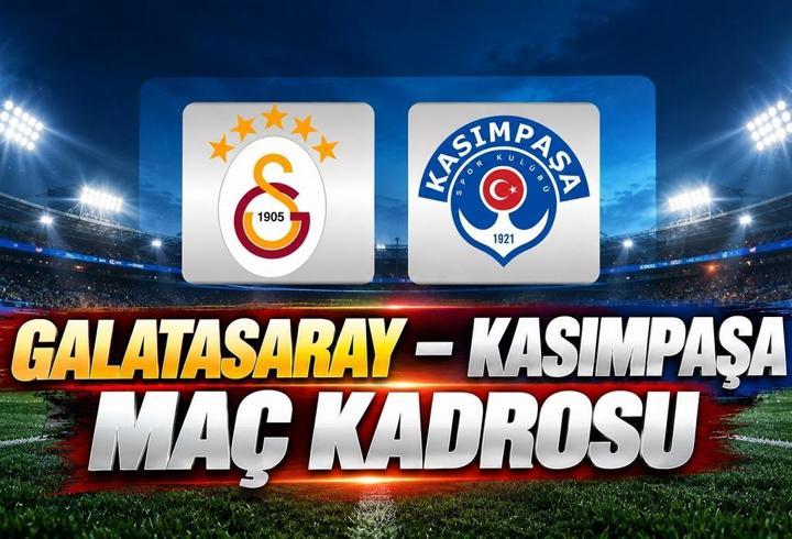GALATASARAY-KASIMPAŞA MAÇ KADROSU | Galatasaray Kasımpaşa maçı ne zaman, saat kaçta, hangi kanalda? Galatasaray Kasımpaşa hakemi kim?