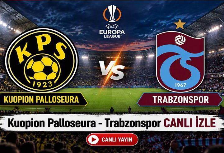 KUOPION PALLOSEURA - TRABZONSPOR CANLI İZLE| Konferans Ligi Trabzonspor Maçı TRT 1 Şifresiz & Canlı İzle! İşte Maç Kadrosu