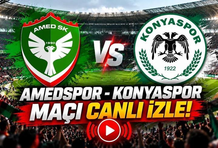 AMEDSPOR-KONYASPOR MAÇI SAAT KAÇTA, HANGİ KANALDA? Amedspor Konyaspor maçı ne zaman, nerede oynanacak?